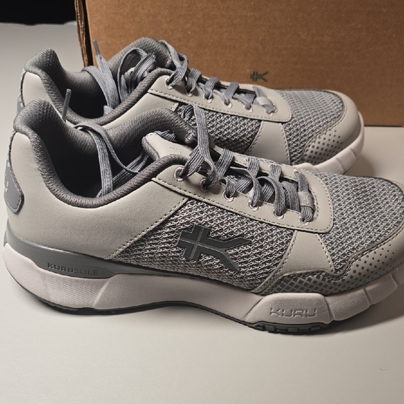 KURU Light Gray Mesh Sneakers main image 6